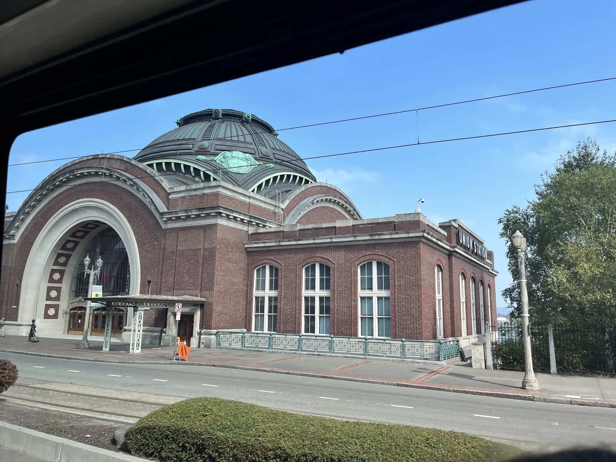 United States District Court of Washington - Tacoma through a bus window